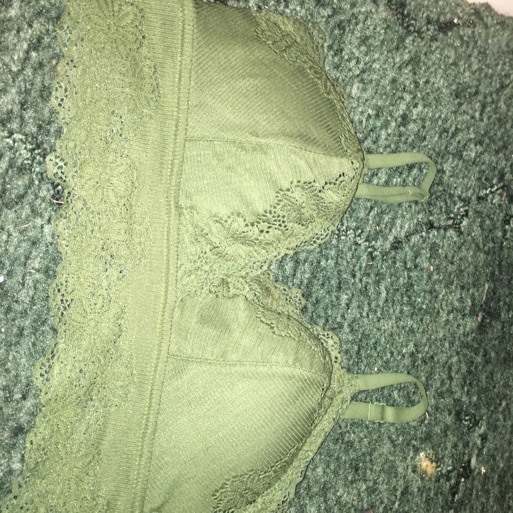 Olive green bralette